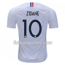 Camisetas Francia Zidane 10 Segunda Equipacion Mundial 2018